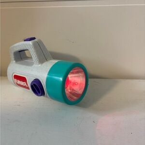 1994 Playskool Preschool Toy Flashlight Blue Purple